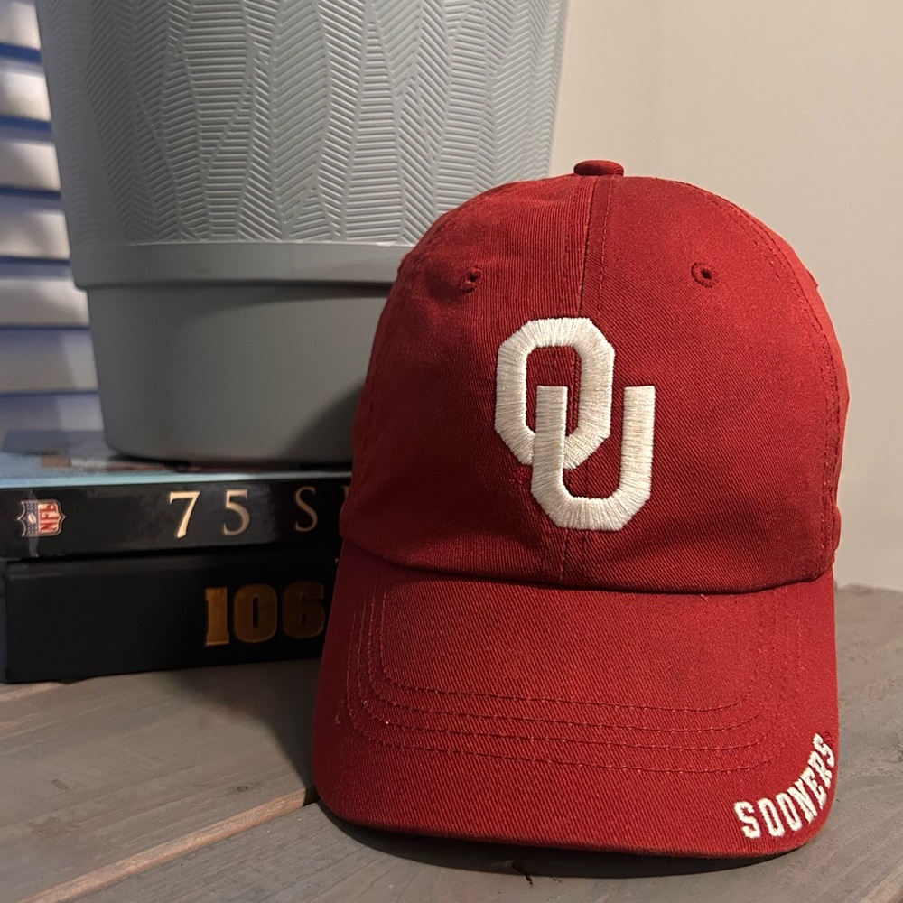 OU Red Baseball Cap